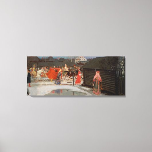 196.結婚行列 キャンバスプリント (正面)