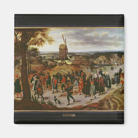 196.結婚行列 マグネット (正面)