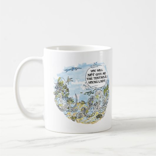 196.触手のマグカップ コーヒーマグカップ (左)