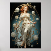 196.魔女と絵を描球体 ポスター (正面)