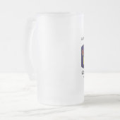 196th軽いInfのベトナムによって曇らされるマグ フロストグラスビールジョッキ (正面左)