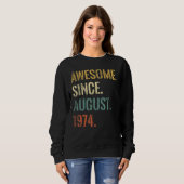 197誕生日48素晴らし歳威厳がある スウェットシャツ (正面フル)