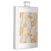 1970かわいらし年代のレトロな消音の花 フラスク (右)