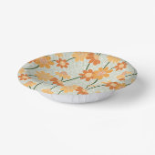 1970かわいらし年代のレトロな消音の花 ペーパーボウル (傾斜あり)