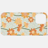 1970かわいらし年代のレトロな消音の花 Case-Mate iPhoneケース (裏面 / 右)