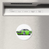 1970すごいビーライムブラックCストライプ型 マグネット (インサイチュ (食洗機))