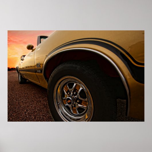 1970オールド4-4-2 W-30 ポスター (正面)