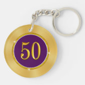 1970カスタム年の金ゴールドクラス50懇親会 キーホルダー (裏面)