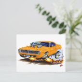 1970キューダオレンジカー ポストカード (スタンド正面)