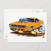 1970キューダオレンジカー ポストカード (正面/裏面)