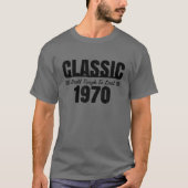 1970クラシック年の最後の誕生日車に強く生まれ造られた Tシャツ (正面)