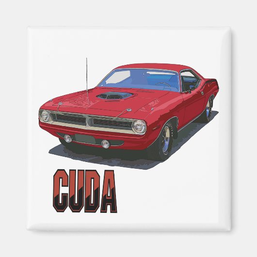 1970クーダクーペ マグネット (正面)