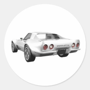 1970コルベットのスポーツカー:ホワイト仕上げ ラウンドシール