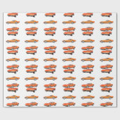 1970コルベット：オレンジ仕上げ ラッピングペーパー (フラット)