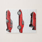 1970コルベット：赤仕上げ ジグソーパズル (横)