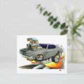 1970シヴェレグレイ – ブラックカー ポストカード (スタンド正面)