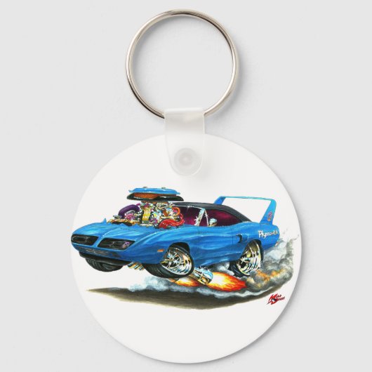 1970スーパーバードブルーカー キーホルダー (正面)