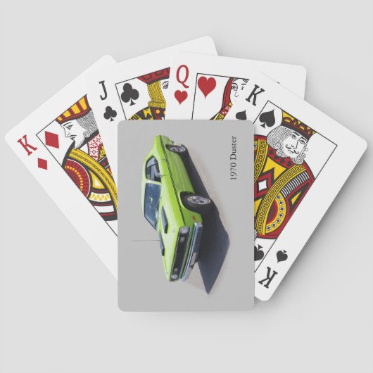 1970ダスター遊ズのカード トランプ (裏面)