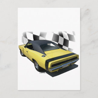 1970ドッジチャージャR/T ポストカード