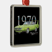 1970プリマスのスーパーバードクリスマスオーナメント メタルオーナメント (右)