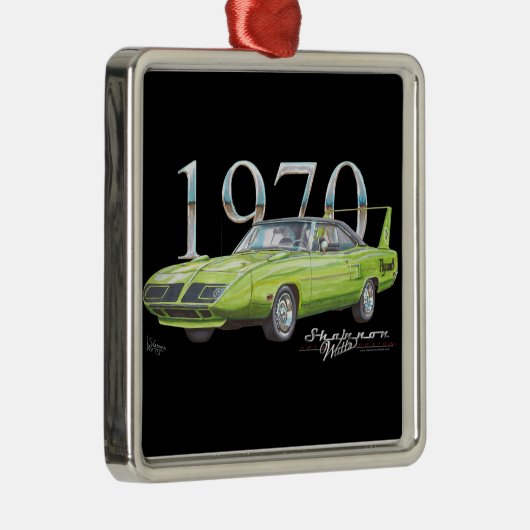 1970プリマスのスーパーバードクリスマスオーナメント メタルオーナメント (右)