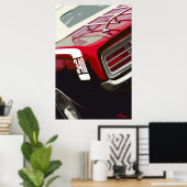 1970プリマスCuda 340 ポスター (ホームオフィス)