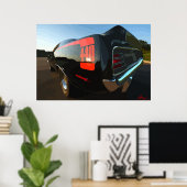 1970プリマス'Cuda 440アートプリントポスター(ベクトリズ) ポスター (ホームオフィス)