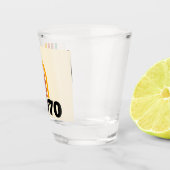 1970レトロヴィンテージポスター誕生日または懇親会 ショットグラス (右)