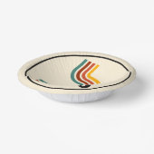 1970レトロヴィンテージポスター誕生日または懇親会 ペーパーボウル (傾斜あり)