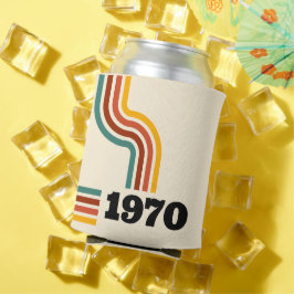 1970レトロヴィンテージポスター誕生日または懇親会 缶クーラー