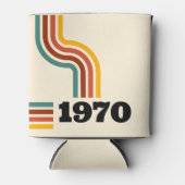 1970レトロヴィンテージポスター誕生日または懇親会 缶クーラー (正面)