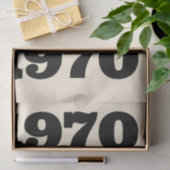 1970レトロヴィンテージポスター誕生日または懇親会 薄葉紙 (ギフト)