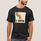 1970レトロヴィンテージポスター誕生日または懇親会 Tシャツ (正面)