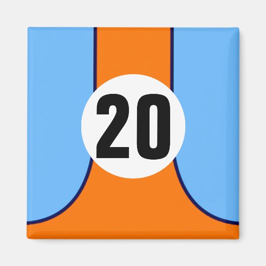 1970レーシングマグネット マグネット (正面)