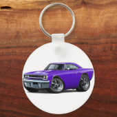 1970ロードランナーパープルカー キーホルダー (正面)