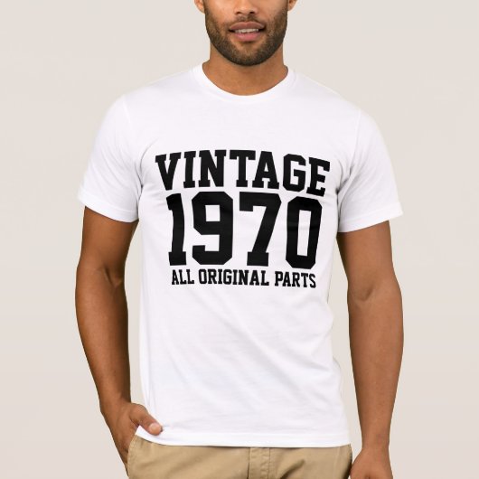 1970ヴィンテージ誕生日Tシャツ Tシャツ (正面)