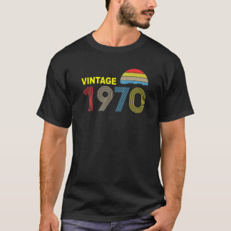 1970ヴィンテージI誕生日ギフトTレトロスタイル Tシャツ