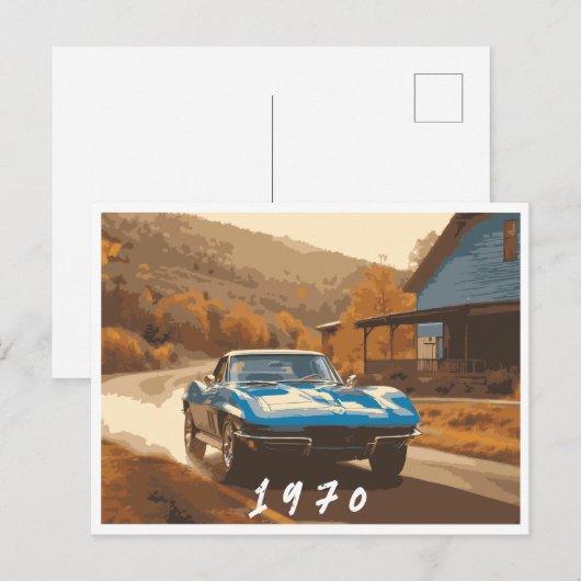 1970号車 ポストカード (正面/裏面)