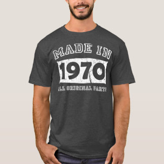 1970年に作られたすべてのオリジナル50番目の誕生日ギフト Tシャツ