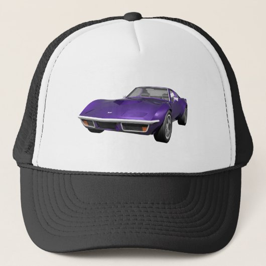 1970年のコルベットのスポーツ・カー: 紫色の終わり: キャップ (正面)