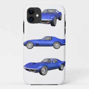 1970年のコルベット: 青い終わり: iPhone 11 ケース