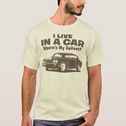 1970年のシボレーChevelle SS 454 Tシャツ (正面)