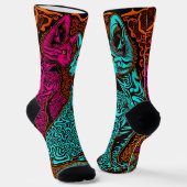 1970年のスタイル抽象芸術猫 ソックス (傾斜あり)