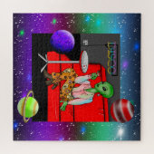 1970年のディスコレトロの地球外ラウンジ ジグソーパズル (横)