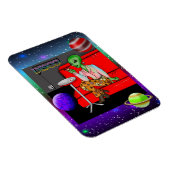 1970年のディスコレトロの地球外ラウンジ マグネット (右側)