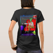 1970年のディスコレトロの地球外ラウンジ Tシャツ (裏面)