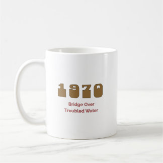 1970年のトップソング、涙の架け橋 コーヒーマグカップ