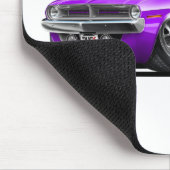 1970年のプリマスCudaの紫色車 マウスパッド (コーナー)