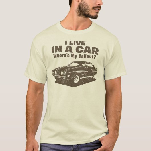 1970年のポンティアクGTO 455"裁判官" Tシャツ (正面)