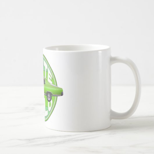 1970年のモンテカルロの緑機械 コーヒーマグカップ (右)